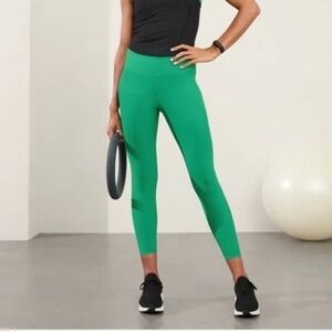 INTERVAL STASH HIGH RISE 7/8 LEGGING TIGHT, SIZE XS, SCOUT GREEN